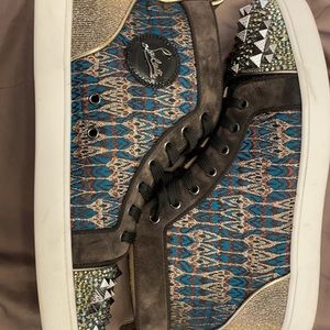Christian Louboutin designer high top tennis